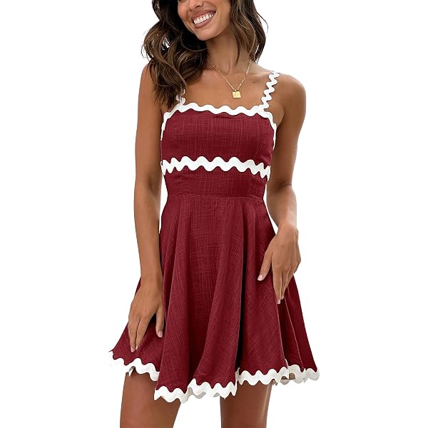 slim fit dress slacks Women's Flowy Chiffon Dresses Summer Smocked V Neck Flutter Short Sleeve  Ruffle Casual Mini Dress