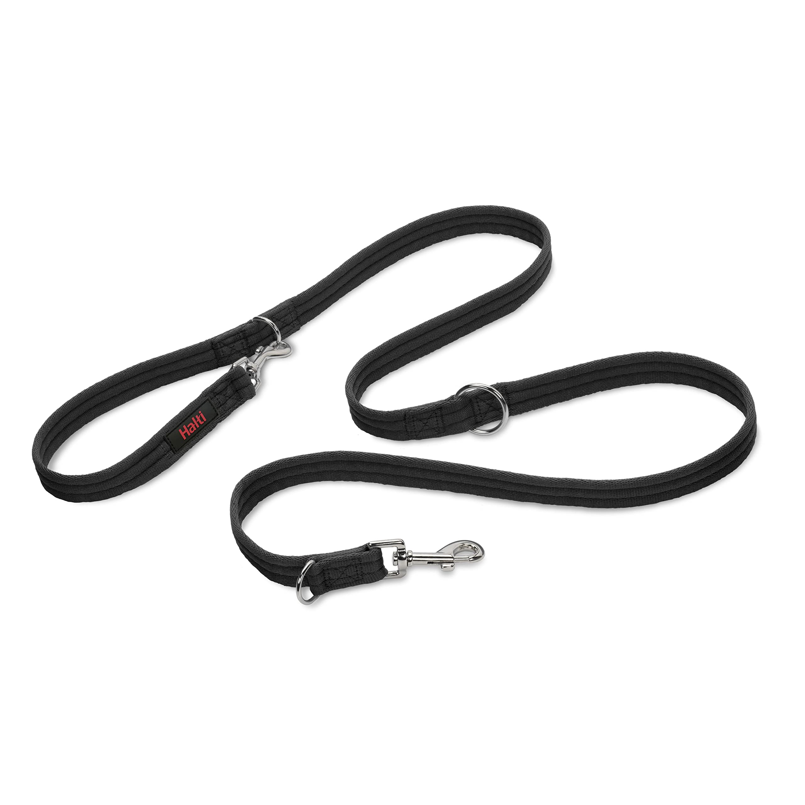 Photo 1 of Halti Training Leash - Multifunctional Double-Ended Dog Leash, Ideal for Anti-Pulling Dog Training. Lightweight, Soft & Durable. Suitable for Puppies and Small Dogs (Size Small, Black, 2m)