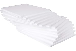 SILVERLAKELLC Silverlake Craft Foam Sheets - American-Made Hard Foam - 14-Pack 11x17x0.5 EPS Boards for Professional Projects & Displays
