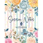 Session notes notebook for Therapist Counselors Coaches and Social worker, Customized Log Book To Record Client Problems, Pro
