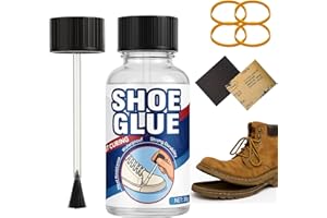 Shoe Glue, Waterproof Shoe Sole Glue Repair, Professional Boot Adhesive Fixes Cracks and Debond, Clear-Drying Leather Repair 