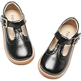 Felix & Flora Toddler Little Girl Mary Jane Dress Shoes - Ballet Flats for Easter Flower Girl Party School Shoes.