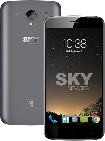Amazon Com Sky Devices Elite 5 5l 4g Lte Android Unlocked Smartphone 13mp 8mp Cameras 16gb Storage 2gb Ram Metal