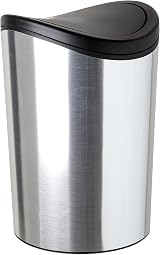 TATAY 6L Bathroom Bin Swing Lid Compact Modern Design 19x19x28 cm