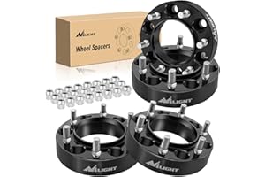Nilight Toyota Wheel Spacers for 1995-2023 Tacoma 1989-2023 4Runner,Wheel spacers 1.5 inch with 12x1.5 Studs & 106mm Hub Bore FJ Cruiser Tundra Fortuner Sequoia Land Cruiser-4PCS