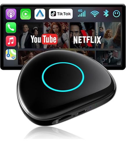 新作◆MYATOTO AIBOX CB7SATN CarPlay Android Amazon.com: MYATOTO Magic AI Box, Wireless CarPlay/Android Auto