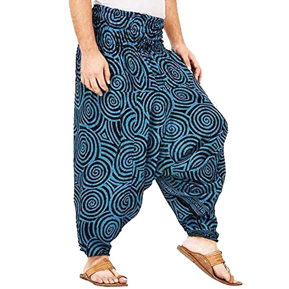 Women's and Men's Cotton Harem Pyjama Yoga Pants (Multicolour | Free Size)