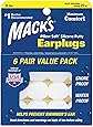 Mack's Pillow Soft Silicone Earplugs - 6 Pair, Value Pack – The Original Moldable Silicone Putty Ear Plugs for Sleeping, Snoring, Swimming, Travel, Concerts and Studying