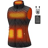 Wulcea Graphene Heated Vest For Women 7.4V Fast Charge Large Capacity Battery