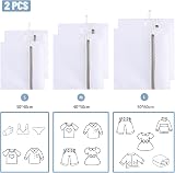 Shakeel 2 Pack Mesh Laundry Bags 50x60cm Delicates Zipper Polyester view 4