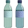 Copco Hydra 16.9oz Water Bottle, Set of 2 - Non-Slip Sleeve & BPA-Free Tritan Plastic - Dishwasher Safe, Reusable To Go Bottle - Leak-Proof, Spill-Proof, Portable Water Bottle (Light Blue & Purple)