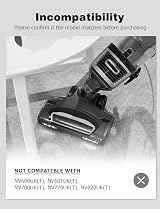 Mellbree Lift Away Filters for Shark NV602UK 4 Pack Compatible view 4