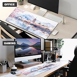 ainori Cherry Blossom Temple Gaming Mouse Pad