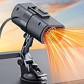 Car Heater - 12V 200W Winter Portable Car Heater Windshield Defroster, Plugs Into Cigarette Lighter 2 in 1 Fast Heating Auto 