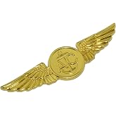 Navy Aircrew Metal Decal Auto Emblem