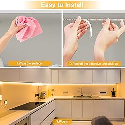 LAFULIT Under Cabinet Lighting Kit - 8 PCS, 2700K