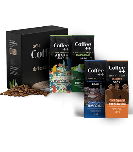 Kit 4 Pacotes Café Especial Em Grãos Coffee Mais Clássico, Arara