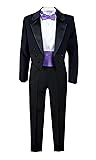 Spring Notion Boys' Black Classic Tuxedo with Tail