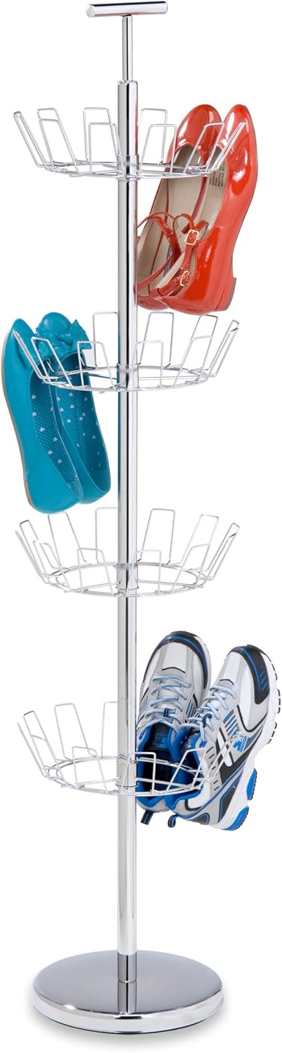 Best Chrome Rotating Shoe Rack