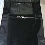 Organisateur Siège Arrière Voiture – Plateau Pliable, Poches – Protection Et Rangement – Noir