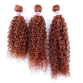 Amazon Com 16 18 20 Synthetic Kinky Curly Hair Weave 70g Hair