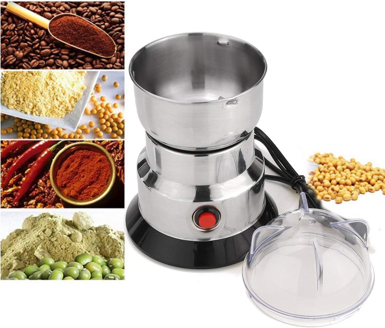 Ironheel Electric Grinder,Electric Herbs/Spices/Nuts/Coffee Bean Mill