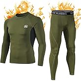 Thermal Underwear for Men, Winter Base Layer Set Tops & Long Johns Winter Ski Cold Weather Gear for Heat Retention