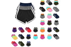 YXZOGD Womens Sports Shorts Summer Breathable Short Pants Dolphin Workout Shorts for Yoga Home Cycling Hiking Pack of 3