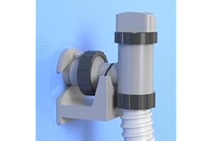 Nsxc 2Pcs Swimming Pool Pipe Holders, Above Ground Plunger Valves Bracket, Pool Accessories, Designed to Fit On Bestway, Intex, Hecht, and Other Major Pool Brands