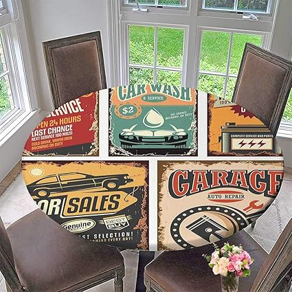 Amazon Com Mikihome Luxury Round Table Cloth For Home Use