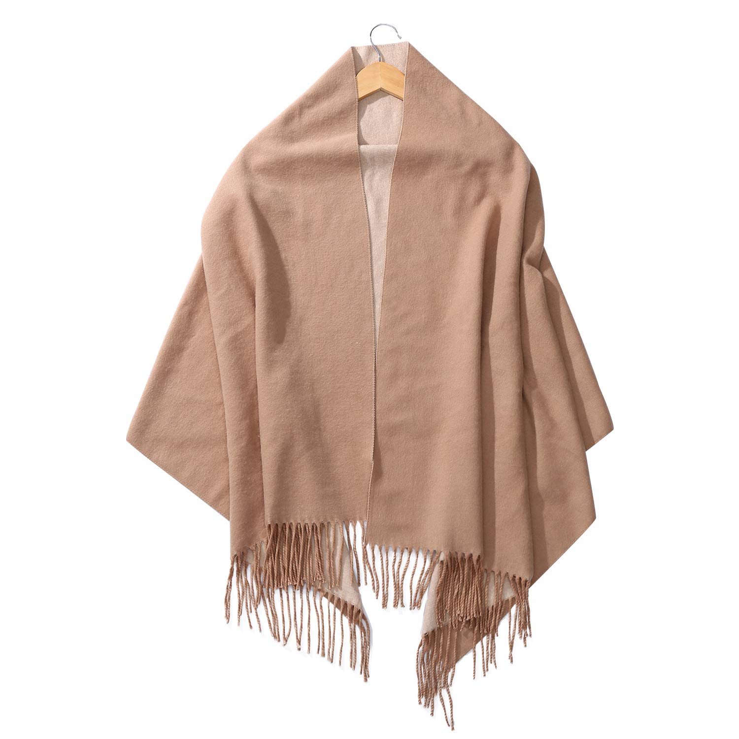 2 Tone Shawl Oversized Wrap Winter Warm Scarf cape Outdoor/Home/Office Unisex 2 Tone Shawl Oversized Wrap Winter Warm Scarf cape Outdoor/Home/Office Unisex