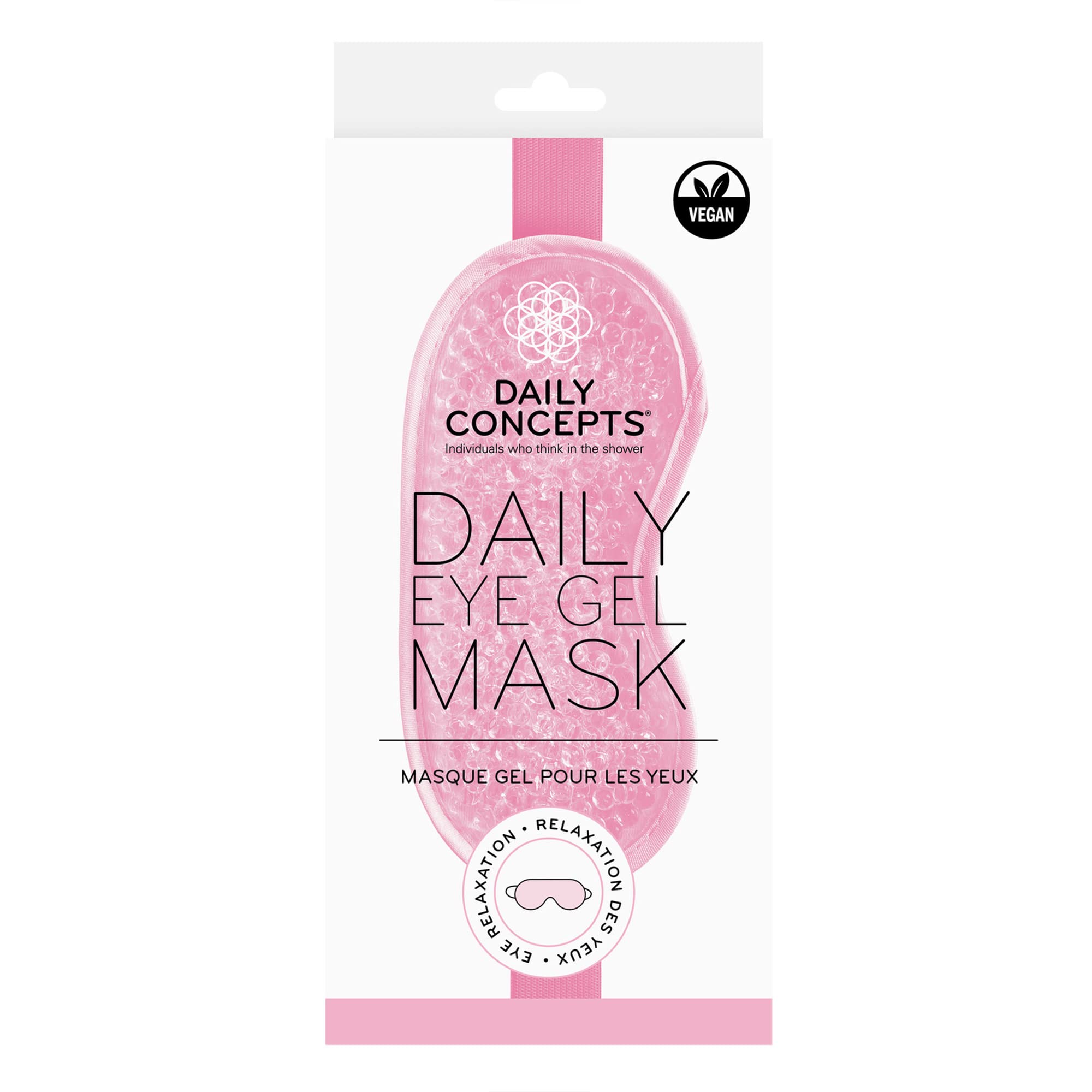 Daily Concepts Daily Relaxing Gel Eye Mask to Calm and Soothe Eyes and Revitalise Skin Around Them with A Velcro Adjustable Strap 132g