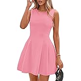 PRETTYGARDEN Summer Dresses for Women 2026 Elegant Classy Spring A Line Business Casual Work Graduation Cocktail Short Dress