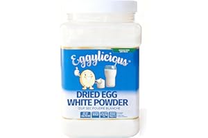 Eggylicious - PACK of 4 - Egg White (Albumin) Powder, Dried Natural Protein Powder, Made from Fresh Eggs, Pasteurized,Non-GMO