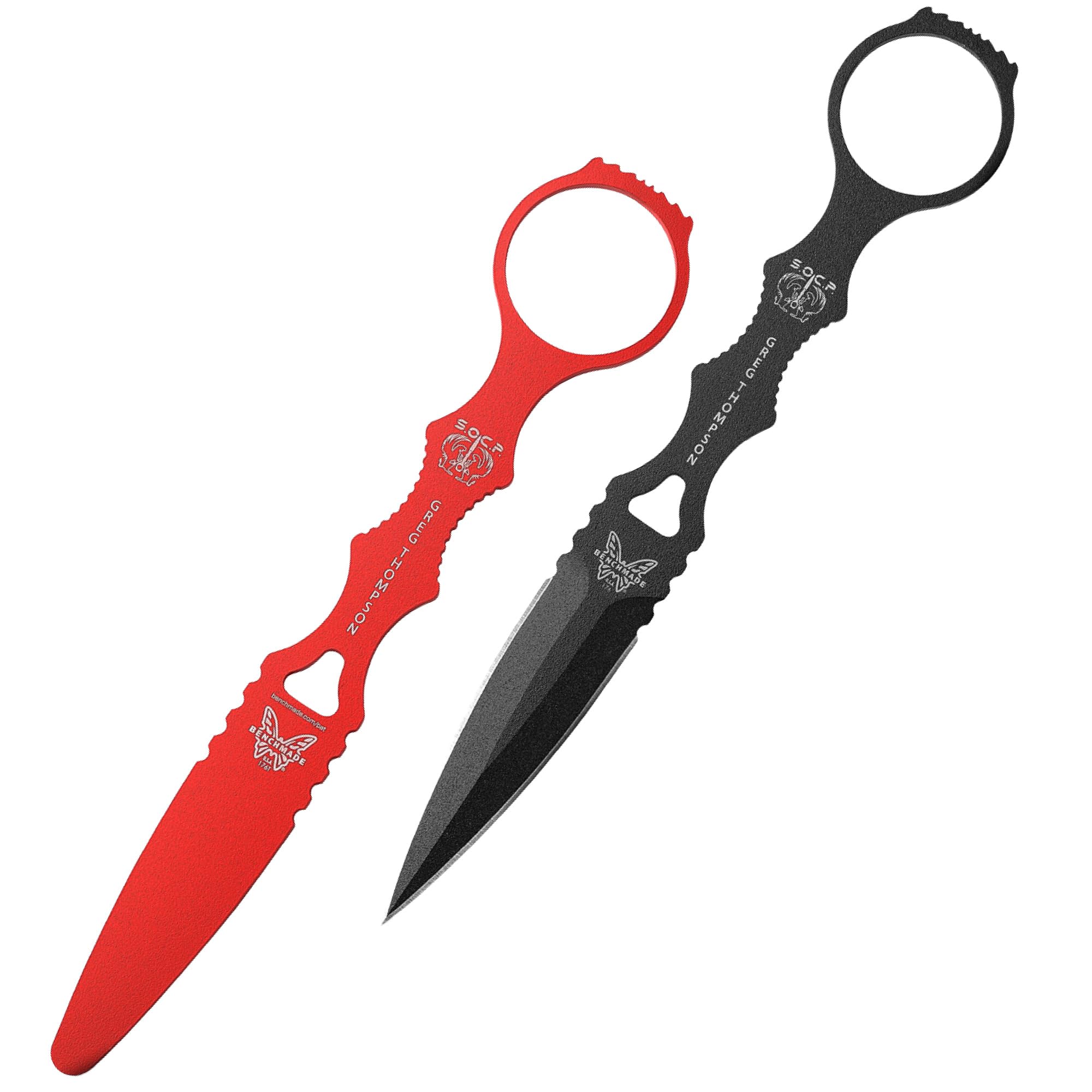 Benchmade - SOCP 176 Tactical Double Edged Dagger and Trainer with Black 440C Handle (176BK-COMBO) Image