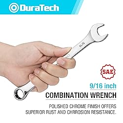 DURATECH 9/16" Combination Wrench, SAE, CR-V
