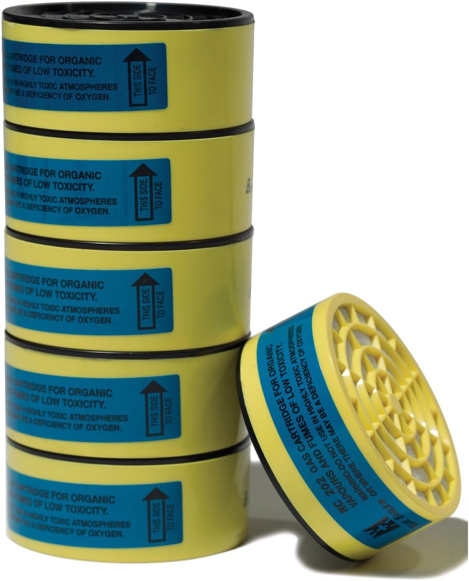 Biologic Pollution Mask Replacement Carbon Filters 6 pack