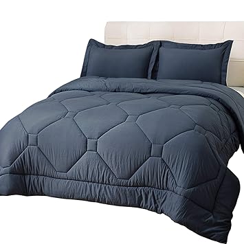 Amazon Com Bedsure Washed Queen Comforter Sets Full Queen Size