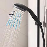GROHE Vitalio Start 100 Shower Rail Set QuickFix Matt Black 2 Sprays 60cm Rail view 3