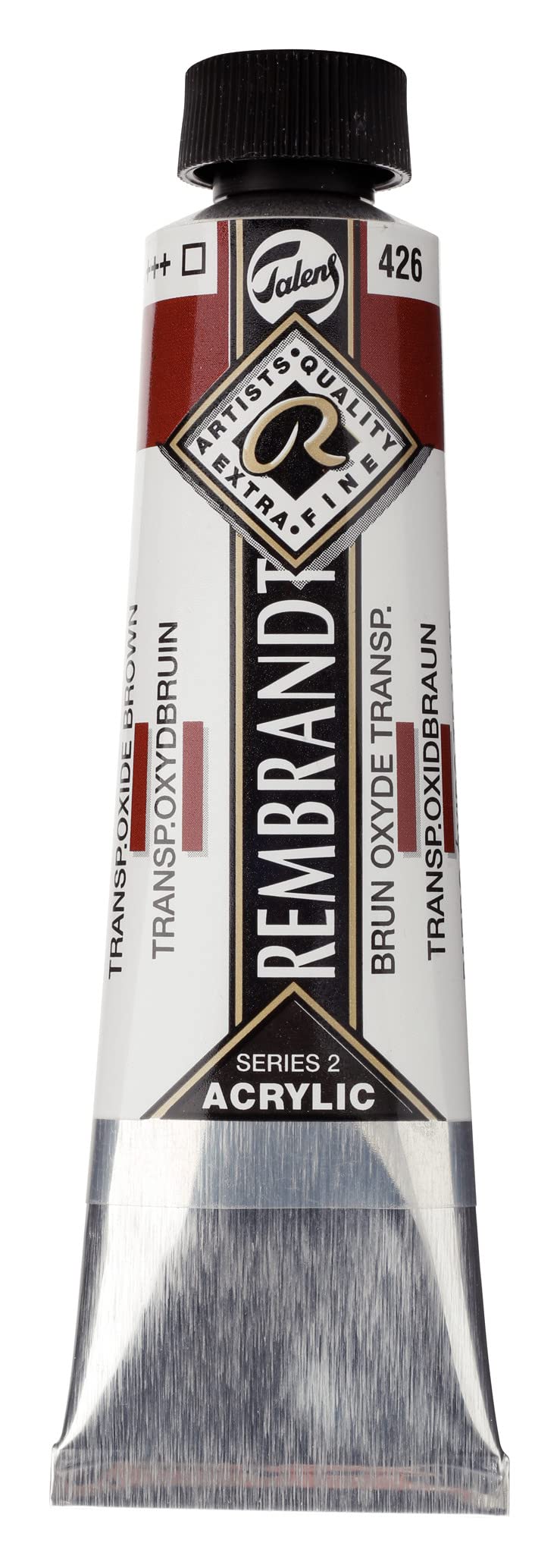 Rembrandt Acrylic Colour - 40 ml Tube - Transparent Oxide Brown 426 - Heavy-Body, High Lightfastness, Durable Paint Film, Artist Quality, Made in the Netherlands