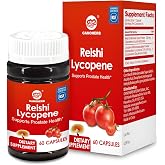 GANOHERB Lycopene Supplement 100mg with Reishi Mushroom, NSF Certified | XIANZHILOU Lycopene Capsules for Overall Health, 2 Month Supply, Vegan, 60 Rapid Release Capsules
