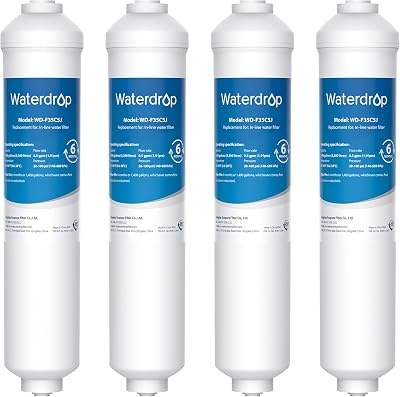 Waterdrop Replacement Filter for Samsung DA29-10105J 4 Pack