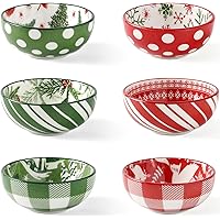 Metahom Christmas Ceramic Dipping Bowls, 3 Inch Small Dip Bowl for Soy Sauce, Condiments, Dips, Sushi, Appetizers, Side Dish,