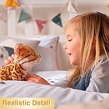 Living Nature Plush Pug Dog & Puppy Bundle 20cm 16cm Brown Realistic Toy view 8