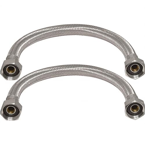 Flexible MonoBloc Tap Connectors Tails M10 x 1/2 BSP x 300mm MonoBlock
