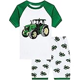 Little Hand Toddler Baby Boys Pajamas Monster Truck Summer Pjs Sleepwear Cotton Kids Short Sets Clothes