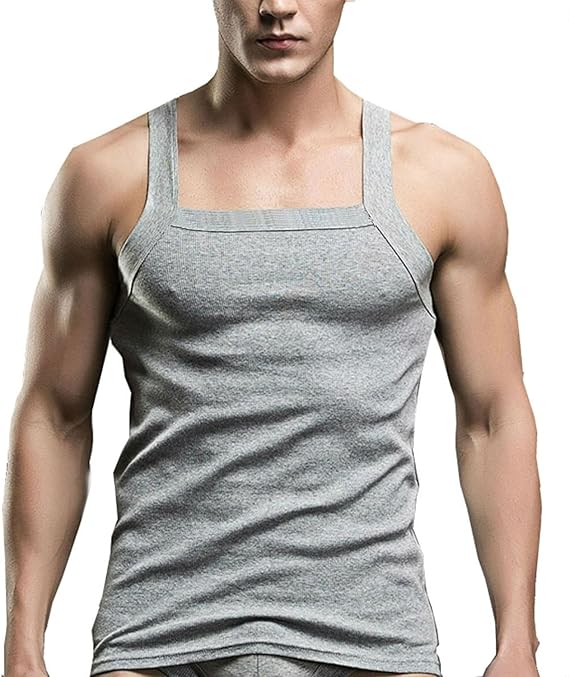 square cut tank tops big and tall