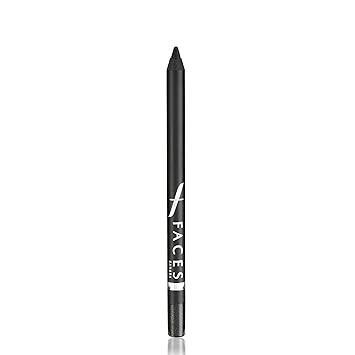 Faces Canada Longwear Eye Pencil Black Sparkle 03 1.2 g (Black)