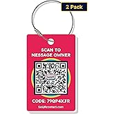 Smart Luggage Tags | Privacy QR Code Luggage Tag Keeps Personal info Private | Customizable Travel Suitcase Tags for Women Men | Use with GPS Bag Locator Tracking, Air Tag for Android or iOS