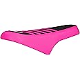Enjoy Mfg Seat Cover Compatible Fit for Ridstar Q20 E Bike #477 (Pink Sides/Black top/Pink Ribs)